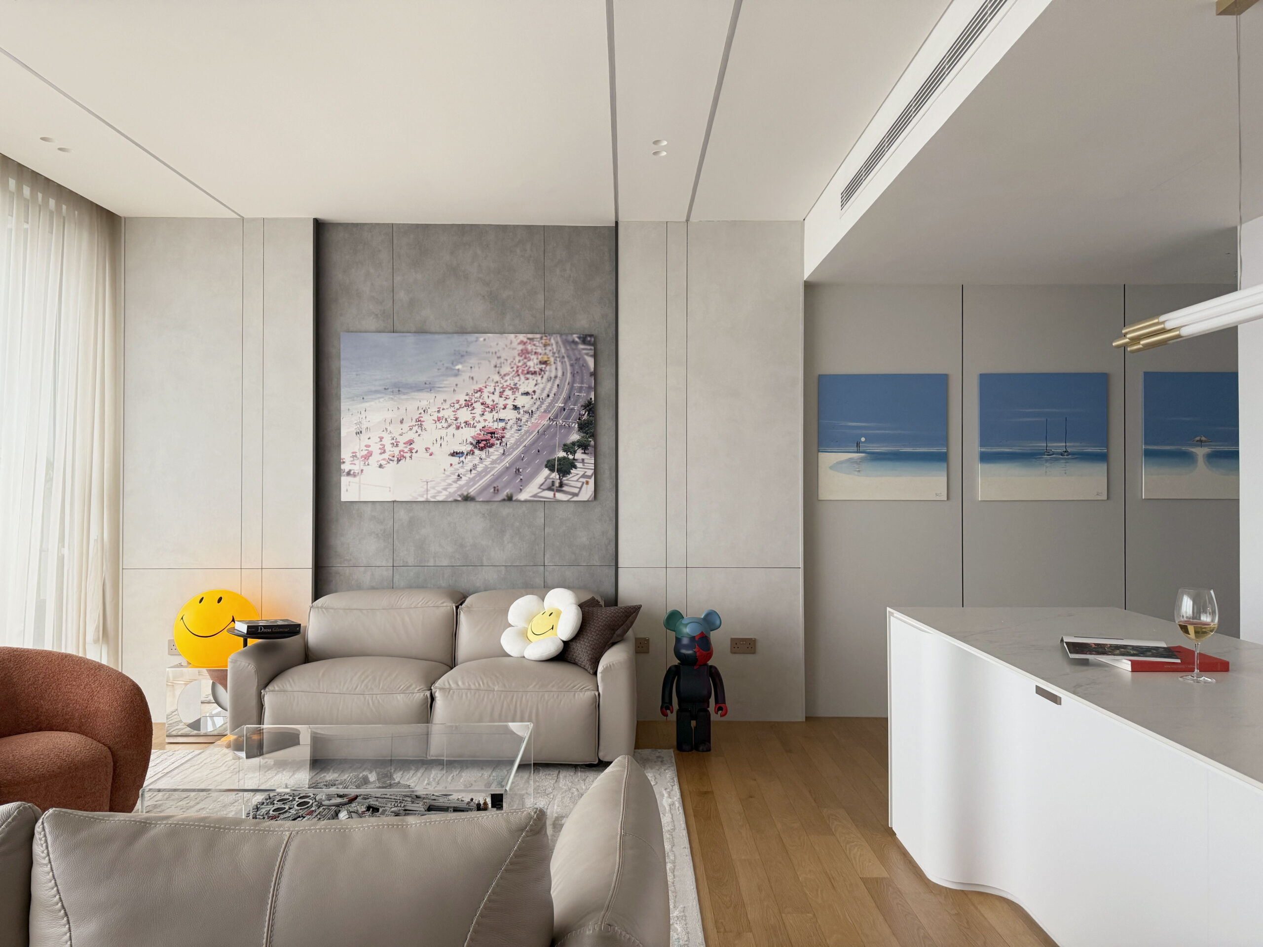 Modern minimalist living room
